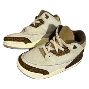 Nike Air Jordan Suede Leather Sneakers Brown Cream Accents Toddler Size 9C